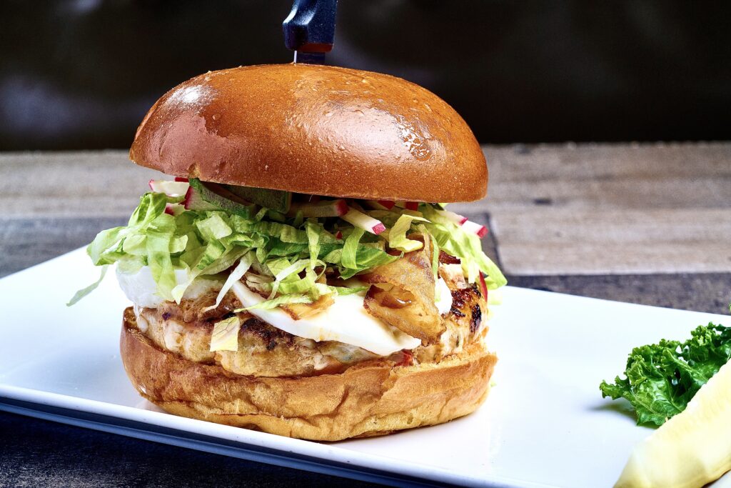77 CHICKEN BURGER